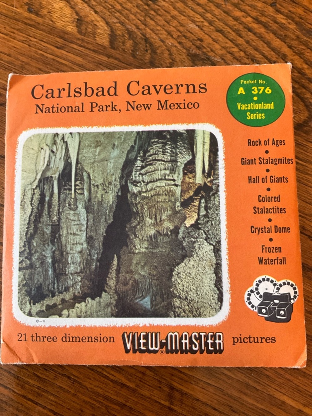 View-Master Carlsbad Caverns, New Mexico Reel Packet